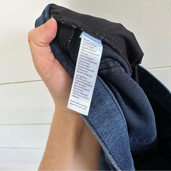 Spanx Women’s Medium Jean-ish Ankle Leggings Stretchy Pull on Denim Look - Picture 5 of 6